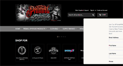 Desktop Screenshot of primalattitude.com